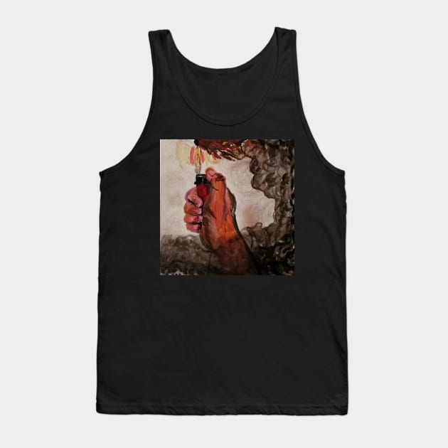 "Freedom" - Feuerzeug im Rauch Tank Top by Arts-Y